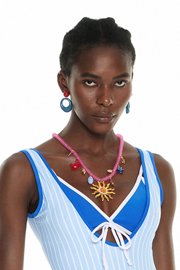 Finella Bead Embellished Choker