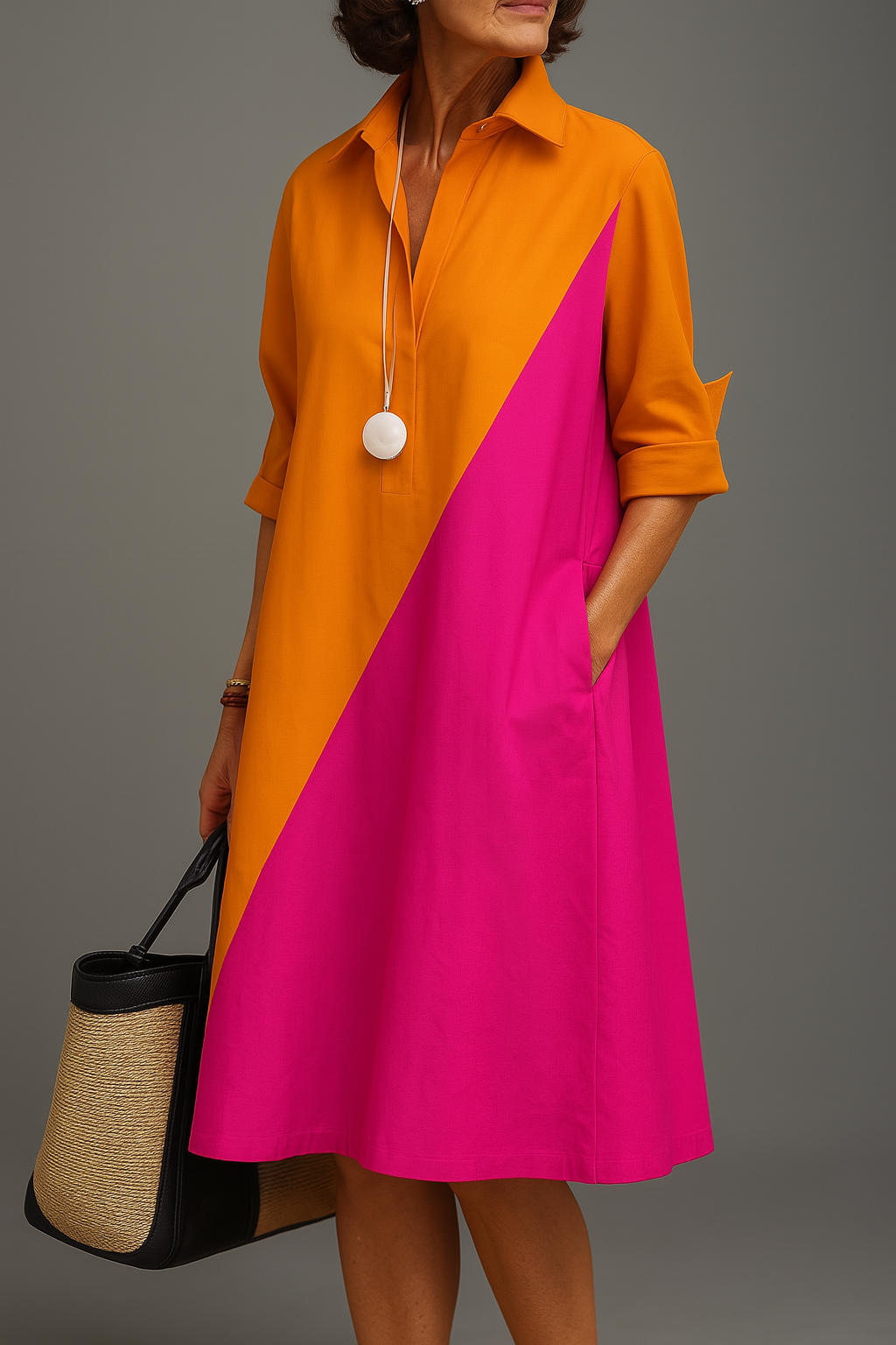 Kayla | Elegant and refined midi dress