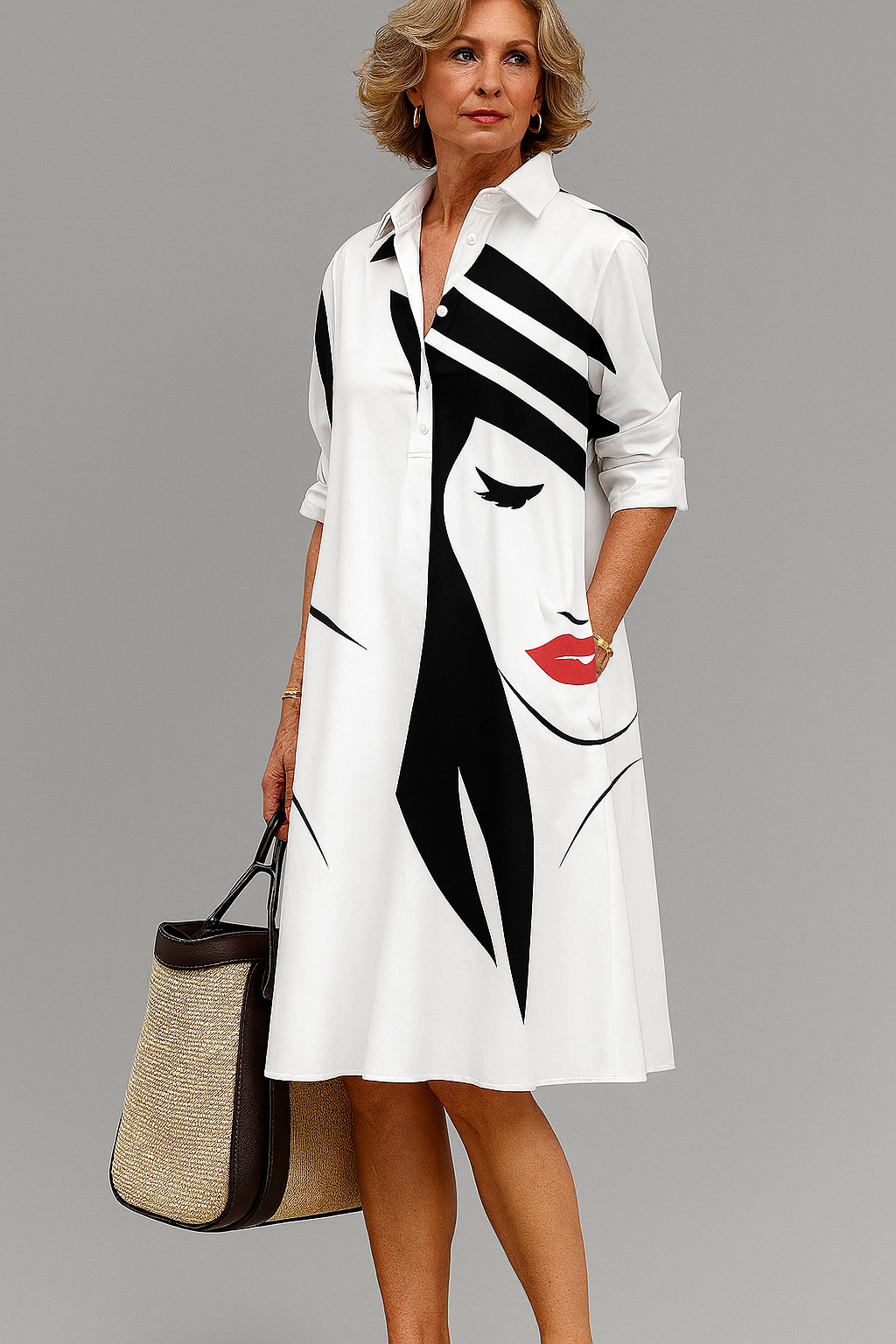Bella | Elegant and refined midi dress