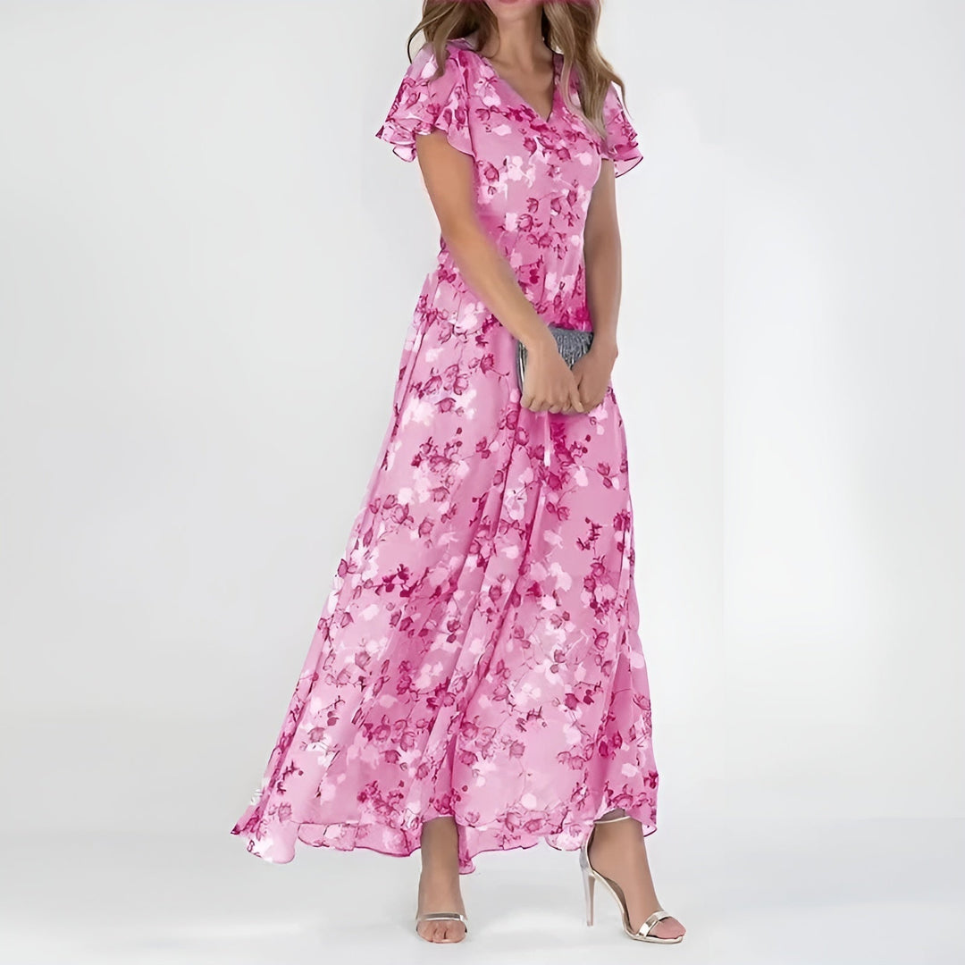 Alessia | Elegant Floral Maxi Dress